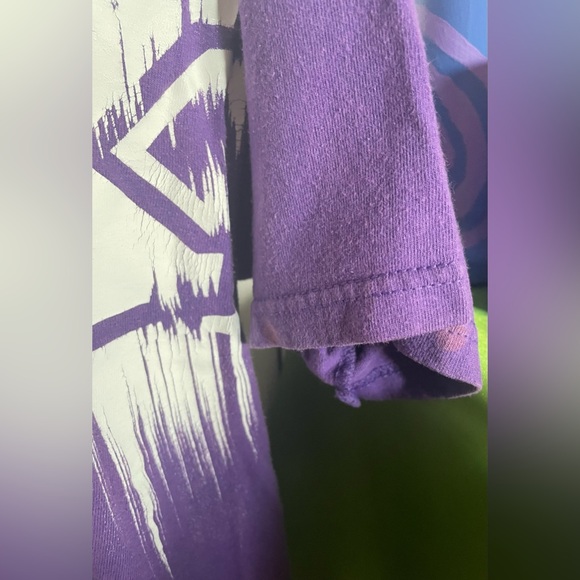 Fox Deluxe Graphic Purple T-Shirt Boys Size Small - Picture 4 of 4